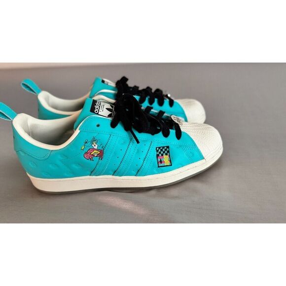 Size 11 - adidas Arizona x Superstar Have an Iced Day - Teal White - Picture 5 of 7